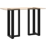  Noge za barski stol T-oblika 2 kom Crne 40x35x(90-91) cm Čelik | shoptok.hr