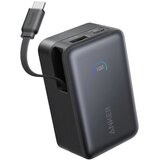 Anker Nano 10000mAh, 45W, sa ugrađenim USB-C kablom na izvlačenje, Power Bank crni | ePonuda.com
