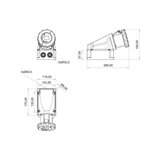 Madras doo Beograd UTIČNICA ZIDNA UKO-UTO BEMIS IP67 63A 3P+E 400V BC1-4504-7535 | ePonuda.com