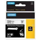 Dymo traka industrijska poliester 12mm crna/bela ( DY18483 ) Cene