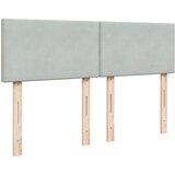  Krevet s oprugama i madracem svjetlosivi 160x200 cm baršunasti | shoptok.hr