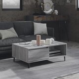 vidaXL Klubska mizica siva sonoma 90x60x35 cm iverna plošča Cene