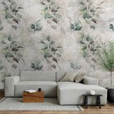  Foto tapeta - Statue of nature - plant motif with green leaves with grey patterns 441x315 | shoptok.hr