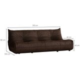 Atelier Del Sofa Trosed Bocek, 210x100x80cm, crvena | Eponuda.ba
