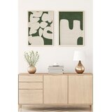 WALLXPERT huhu202 - 50 x 70 Multicolor Decorative Framed MDF Painting (2 Pieces) | ePonuda.com