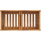  Vrtna sadilica s oblogom 84x42x75 cm od masivnog drva bagrema | shoptok.hr
