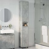  Kupaonski ormar s policom Betonski sivi 30,5 x 30 x 195 cm | shoptok.hr