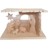  Drvene ručno rezbarene jaslice 25x15x15 cm | shoptok.hr