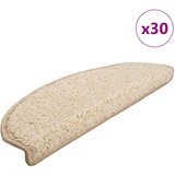  Prostirke za stepenice 30 kom 65x21x4 cm krem poluokrugle velike | shoptok.hr
