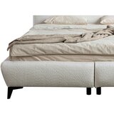 MID.YOU OBLAZINJENA POSTELJA 160 cm x 200 cm , les, umetna masa, tekstil, leseni material krem barve | Shoptok.si