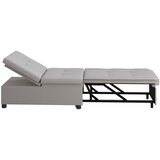  Krevet-sofa na razvlačenje Sivi 194 x 50 x 82 cm tkanina | shoptok.hr