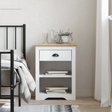 vidaXL Nočna omarica BODO rjava 53x38,5x66 cm trdna borovina | Shoptok.si