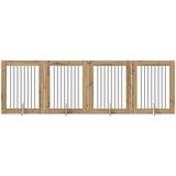  Vrata za pse s postoljem 4 pcs Hrast artisan 80 x 100 cm | Shoptok.si