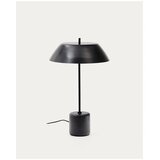 Kave Home Crna mramorna stolna lampa s metalnim sjenilom (visina 58 cm) Sayra – | shoptok.hr