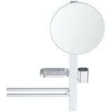 Ideal Standard Kovinska stenska kopalniška polica v mat srebrni barvi ALU+ – | Shoptok.si