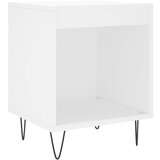 Maison Chic Nočna omarica - Nočna miza bela 40x35x50 cm inženirski les, (21686937) Cene