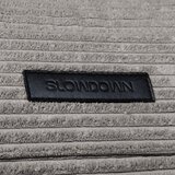 SLOWDOWN Temno siva otroška vreča za sedenje iz rebrastega žameta Cocoon 100 – | Shoptok.si