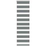vidaXL Zebra Blind Dark Grey 40x100 cm Širina tkanine 35,9cm Poliester Cene