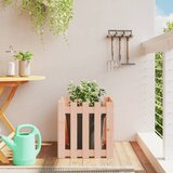 vidaXL Vrtna sadilica s izgledom ograde 50x50x50 cm masivna duglazije cijene