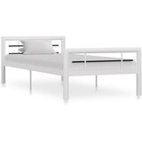  Za krevet bijelo-crni metalni 100 x 200 cm | shoptok.hr