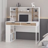 Hanah home radni sto Mila, 120 cm, beli / orah | Eponuda.com