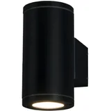 Crna Zidna lampa 2xGU10 za spoljnu upotrebu