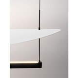 Nova Luce Bijela/mat crna LED viseća svjetiljka aluminijska s mogućnosti zatamnjivanja Diona – | shoptok.hr