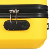  3-dijelni set čvrstih kovčega žuti ABS | shoptok.hr