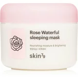 Skin79 Rose Waterfull nočna vlažilna maska z vrtnično vodo 100 ml