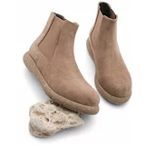 Marjin Ankle Boots - Brown - Block