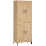  Visoka komoda hrasta sonome 69,5x34x180cm od konstruiranog drva | shoptok.hr