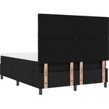  Krevet s opruga kutije s LED trakama Crna 140 x 200 cm tkanina | shoptok.hr