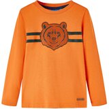  Dječja majica s dugim rukavima tamnonarančasta 116 | shoptok.hr