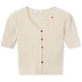 Compania Fantastica Topi & Bluze COMPAÑIA FANTÁSTICA Top 10217 - Beige Bež Cene