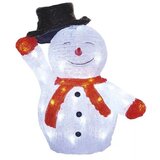 Emos led božični snežak s klobukom, 36 cm, zunanji in notranji, hladna bela, časovnik DCFC18 | Shoptok.si