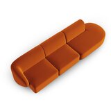 Milo Casa Žametna sedežna garnitura v barvi terakote levi kot 311 cm Paolo – | Shoptok.si