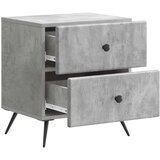  Noćni ormar 2 kom. Betonska siva 43 x 34,5 x 47,5 cm | shoptok.hr