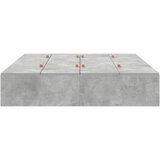 Krevet s ladicama Betonski sivi 150 x 200 cm Konstruirano drvo | Eponuda.ba