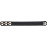 Pulselock Forge - podesivi silikonski prsten za penis s drukerom (crni) - 200 mm | shoptok.hr