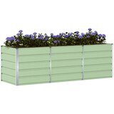  Cvetlično korito Zelena 240 x 80 x 75 cm Jeklo, (5000207349) | Shoptok.si