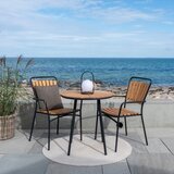 House Nordic Okrogla jedilna miza iz masivnega tika ø 70 cm Cleveland – | Shoptok.si