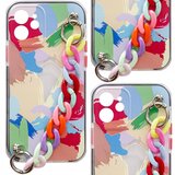 HURTEL VELEPRODAJNI OVITEK BARVNA VERIŽICA ZA SAMSUNG GALAXY S21 ULTRA 5G VEČBARVNI, (21974057) | Shoptok.si