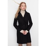 Trendyol Black BeltEd Woolly Cachet Coat | ePonuda.com