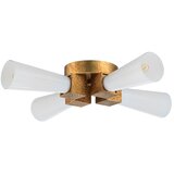 Elstead KRISTY-4P-DG-OPAL - Luster na štangu KRISTY 4xE27/40W/230V, u bakarnoj boji | Eponuda.com