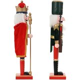 Božićni nutcracker TURKU 2 kom. Crvena i Crna 38 cm | shoptok.hr