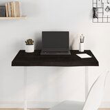 vidaXL Stolna ploča tamnosmeđa 80x60x(2-6) cm obrađena masivna hrast | shoptok.hr
