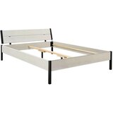Livetastic futonska postelja 140 cm x 200 cm , kovina, leseni material bela | Shoptok.si