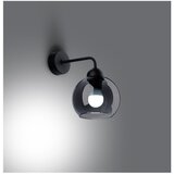 Sollux Crna zidna lampa ø 15 cm Grande – | shoptok.hr