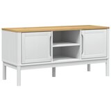 Furnova TV omarica FLORO bela 114x43x55 cm trdna borovina, (21924794) | Shoptok.si