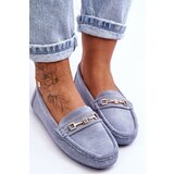 Boto marka niezdefiniowana Women's Classic Suede Loafers Blue Corinell | Shoptok.si